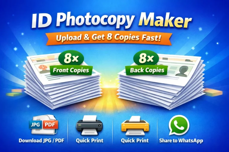 CNIC Copy Print Online: How to Print Your CNIC Copy Correctly (Complete Guide)