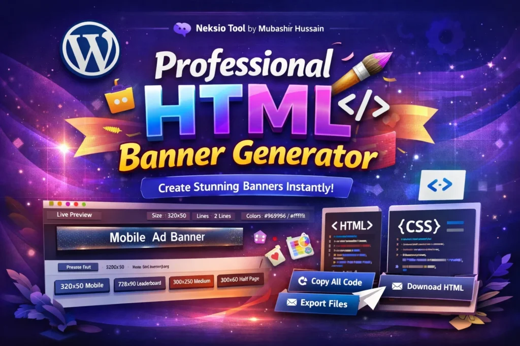 HTML Banner
