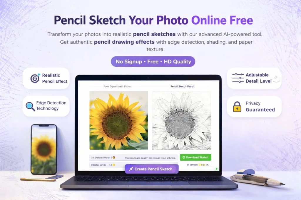 convert photo into sketch