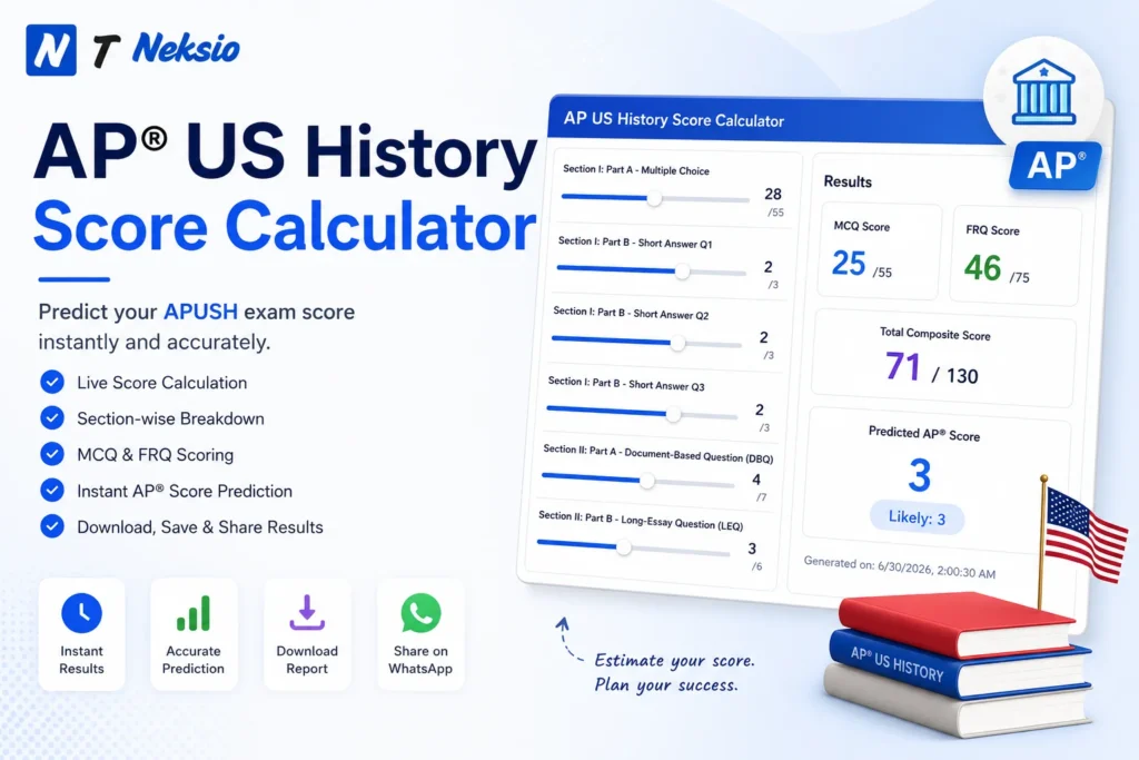 ap us history score calculator