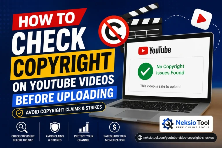 How to Check Copyright on YouTube Videos Before Uploading (Complete Guide 2026)