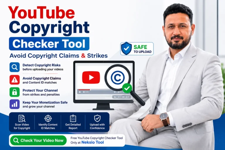 YouTube Copyright Checker Tool – Avoid Copyright Claims & Strikes