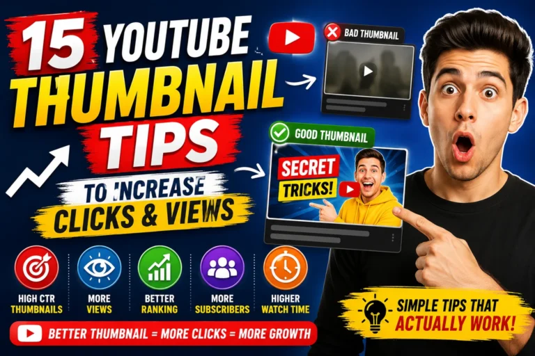YouTube Thumbnail Tips – 15 Proven Strategies to Increase Clicks and Views