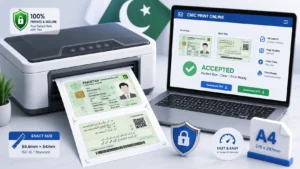 CNIC Copy Print Online: How to Print CNIC Correctly