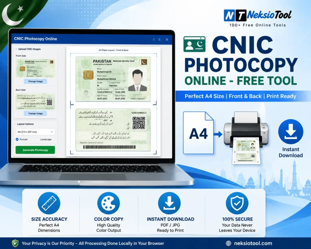cnic print online