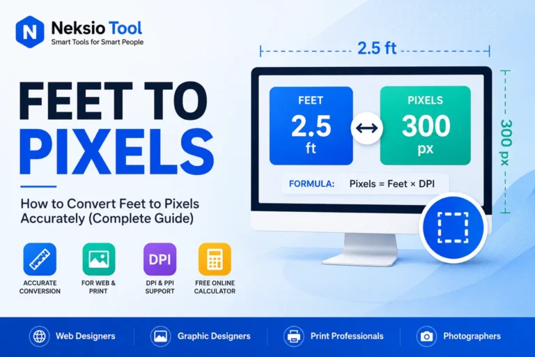Feet to Pixels: How to Convert Feet to Pixels Accurately (Complete Guide)