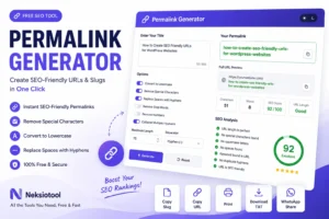 Permalink Generator – Create SEO-Friendly URLs & Slugs Online Free