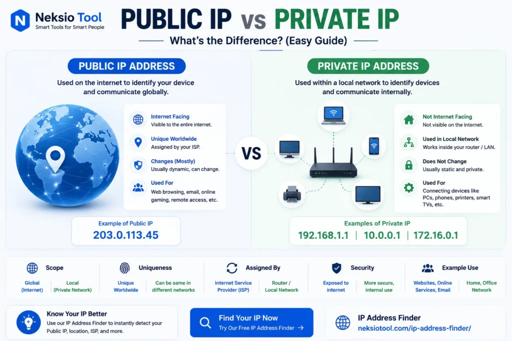 public ip vs private ip