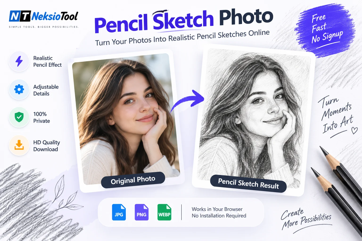 convert photo into sketch