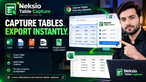Neksio Table Capture  Free vs Pro Features Guide